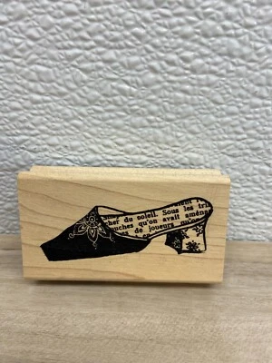 Sello de goma montado en madera para zapatos de mujer Inkadinkado Foto 1 de 4