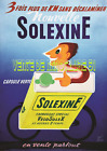 Vélo Solex Solexine  signée René Ravo vers 1950 2- affiche plastifiée