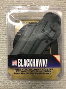 Blackhawk SERPA Concealment Holster LH Foliage Green Beretta 92/96 410504FG-L