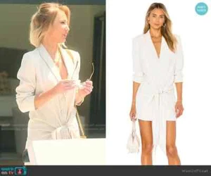 L'ACADEMIE Dress Womens XS Ivory Mini Button Up Shirt Jacket THE ROSEMARIE $238 - Picture 1 of 11
