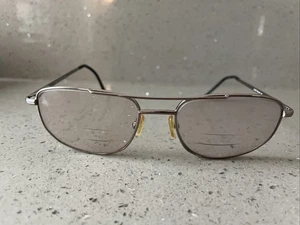 Montatura occhiali da vista dollaro argento SOLO #2 Scott 55-17-145 mm aviatore full rim - Foto 1 di 12