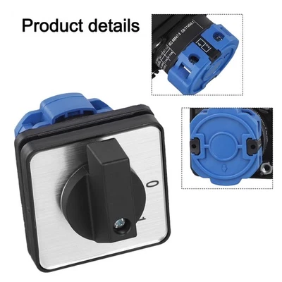 Reliable Circuit Control Solution Rotary Cam Changeover Switch 660V for LW2620 - Image 1 of 4