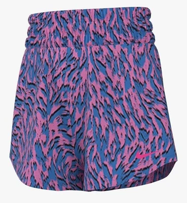 Nike One Big Kids' Woven High-Waisted Shorts FQ4527-675 Girls Large Playful Pink - Image 1 of 4