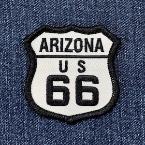 Route 66 Arizona Patch - Embroidered Highway Sign Badge 2.5" (Iron On) - Picture 1 of 2