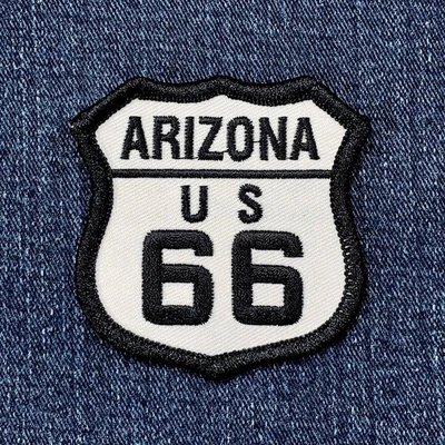 Route 66 Arizona Patch - Embroidered Highway Sign Badge 2.5" (Iron On) - Image 1 of 2