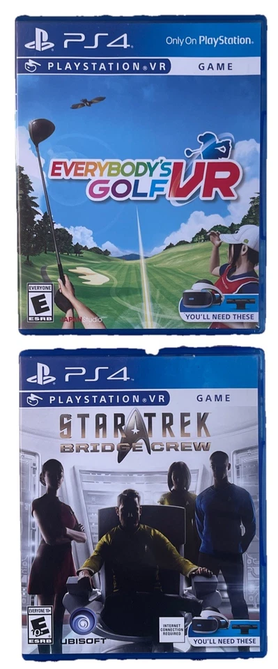 Star Trek: Bridge Crew VR & Everybody’s Golf VR : PSVR Required :E Games Bundle  - Image 1 of 4