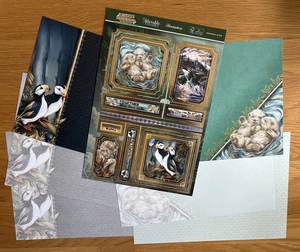Hunkydory Animal Kingdom Segunda Temporada-Adventures at Sea Card Kit inc 4 insertos - Imagen 1 de 4