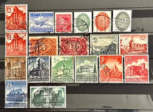 20 francobolli tedeschi usati Terzo Reich - ottimi per collezionisti /104 - Foto 1 di 1