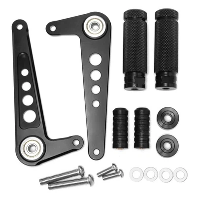 UNIVERSAL REARSETS FOOT PEGS BOBBER CAFE RACER FOR HONDA CB350 450 550 750 900 - Imagem 1 de 4