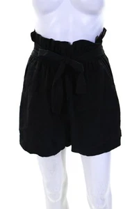 3.1 Phillip Lim Womens Wide Leg Elastic Waist Shorts Black Size 2 - Picture 1 of 6