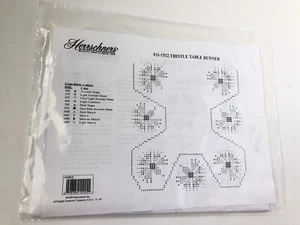Herrschners Cross Stitch Thistle Table Runner 11-1512 - Picture 1 of 2