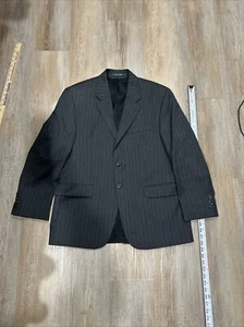 VTG Polo Ralph Lauren Suit Coat Mens 40S Gray Wool Jacket USA - Picture 1 of 24