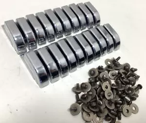 Set of 20 Vintage Leedy Bass Drum Lugs COB with Screws 1 9/16" - Picture 1 of 8