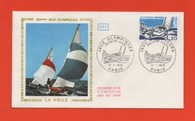 FDC 1976 - Twenty-First Games Olympic - Sailing ( Ref. 1246) - Image 1 of 2