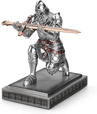 HDMBIGMI King's Guard Knight Pen Accessories Holder Stand Desk Organizers Resin Statue