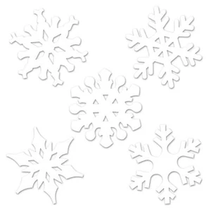 Beistle Mini Snowflake Cutouts - Christmas/Winter | Party Supply | Decoration - Picture 1 of 1