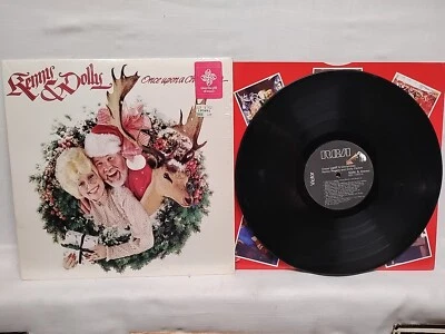 Kenny & Dolly Once Upon A Christmas Vinyl LP RCA records ASL1-5307 1984 - Image 1 of 4