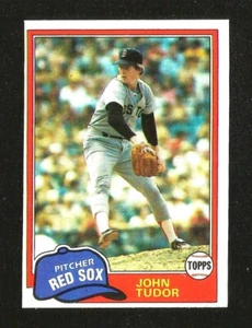 1981 Topps Baseball #14 John Tudor RC NRMINT + Boston Red Sox (SB1) - Bild 1 von 1