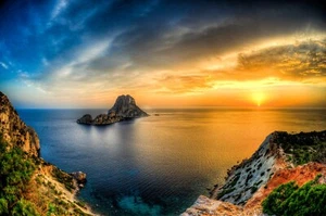 Fototapete VLIES-IBIZA-(6021S)-Insel Es Vedrà Tapete XXL - Bild 1 von 1