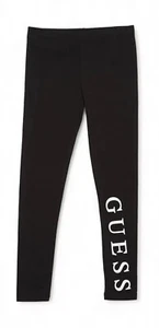 GUESS Girls' Big Logo Black Leggings Size 10 - Picture 1 of 2