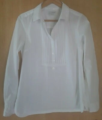 Bluse, Gr.L , Springfield, weiß, neuwertig - Bild 1 von 4