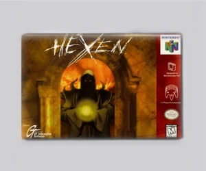 HEXEN / N64 - IMÁN NEVERA 2"x3" (caja retro juego nintendo 64 - Imagen 1 de 3