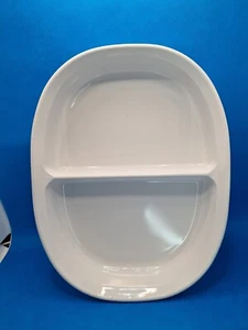 Corning Ware French White Oval Divided Casserole Dish MC-6-B Made in USA - Picture 1 of 6