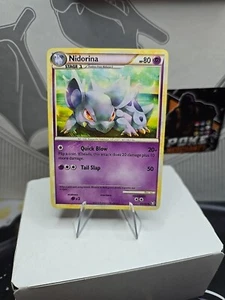 Pokémon TCG Nidorina Triumphant 45/102 Regular Uncommon - Picture 1 of 2