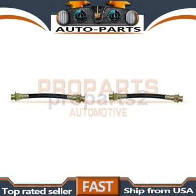 2x Hydraulic Brake Hose Front Kit For 1947 1948 1949 1950 1951 Jeep Willys 2.4L - Image 1 of 4
