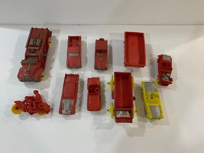 ВИНТАЖНЫЙ AUBURN РЕЗИНОВЫЙ ИГРУШКА ЛОТ - ВСЕГО 10  - Изображение 1 из 4