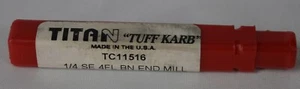 Titan Tuff Karb TC11516 1/4 SE 4FL BN Schaftfräser S/C Mikrokornbohrer - Bild 1 von 3