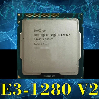 Intel Xeon CPU E3-1280 v2 E3-1280v2 8M Cache 3.6 GHz LGA1155 | SR0P7 Processor  - Image 1 of 2