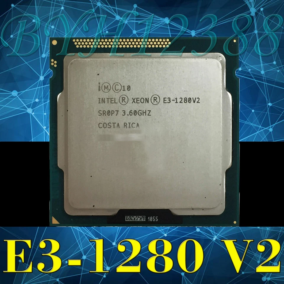 Intel Xeon CPU E3-1280 v2 E3-1280v2 8M Cache 3.6 GHz LGA1155 | SR0P7 Processor  - Image 1 of 2