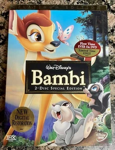 Bambi (DVD, 2005, 2-Disc Set, Special Edition/Platinum Edition) with Slipcover - Picture 1 of 7