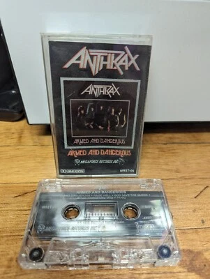 Anthrax - Armed And Dangerous cassette tape vintage original release 1985 - Image 1 of 2