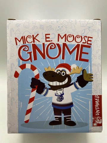 AHL Manitoba Moose Mascot Mick E. Moose Holiday Gnome Figure 5 Inch 2017 Cover