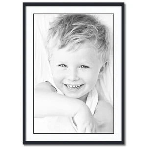 ArtToFrames Matted 28x40 Black Picture Frame with 2" Double Mat, 24x36 Opening - Picture 1 of 497