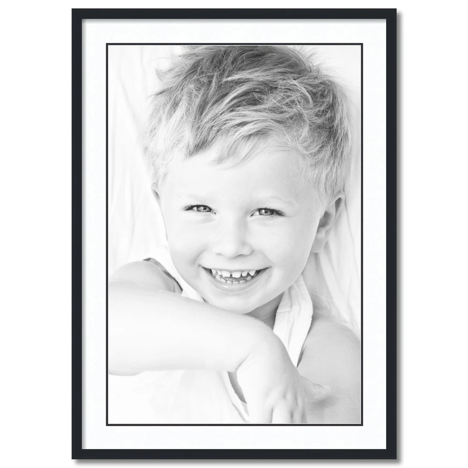 ArtToFrames Matted 28x40 黑色相框带 2 英寸双垫,24x36 开口 — 第 1/1 张图片