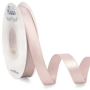 Vanilla Double Faced Satin Ribbon1/2” x Continuous 25 YardsUse for Craft Bows... - Picture 1 of 2