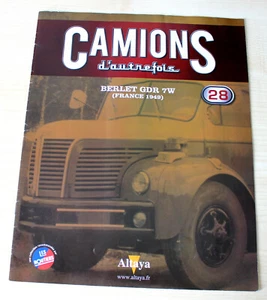 FASCICULE CAMIONS D'AUTREFOIS N°28: BERLET GDR 7W (FRANCE 1949) ALTAYA COLLECTOR - Imagen 1 de 2