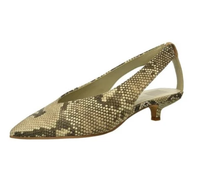 Mules de cuero con estampado de serpiente Orly Dolce Vita para mujer - verde - talla 6 nuevas con etiquetas Foto 1 de 4