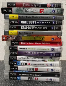 PS3 Game Bundle (15 Games) - Includes Call of Duty, FIFA, Dragon Age II Etc - Picture 1 of 7