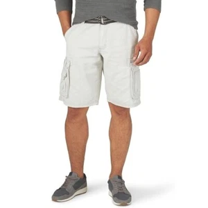 LEE Belted Wyoming Cargo Shorts Cadet Gray Mens Big & Tall size 60 NWT - Picture 1 of 5