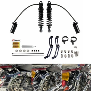 Remote Reservoir Shock Absorbers Kits For Harley Touring Street Glide Road Glide - Imagen 1 de 12