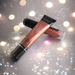 2pc Victoria’s Secret Get Glossed Lip Shine Rose Gold + Satin Gloss Caramel Kiss - Picture 1 of 11