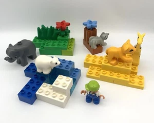 Lego Duplo Tiere Zoo Safari Dschungel Berg Elefant Löwe Giraffe Katze Eisbär - Bild 1 von 3