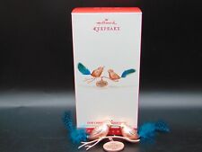 Hallmark Keepsake Ornament NIB 2016 Our Christmas Together Birds with Feathers