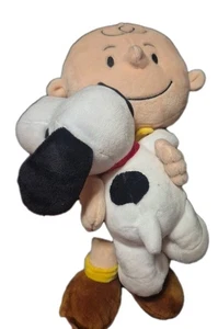 Peluche Hallmark Peanuts Snoopy e Charlie marrone che abbraccia - Foto 1 di 3