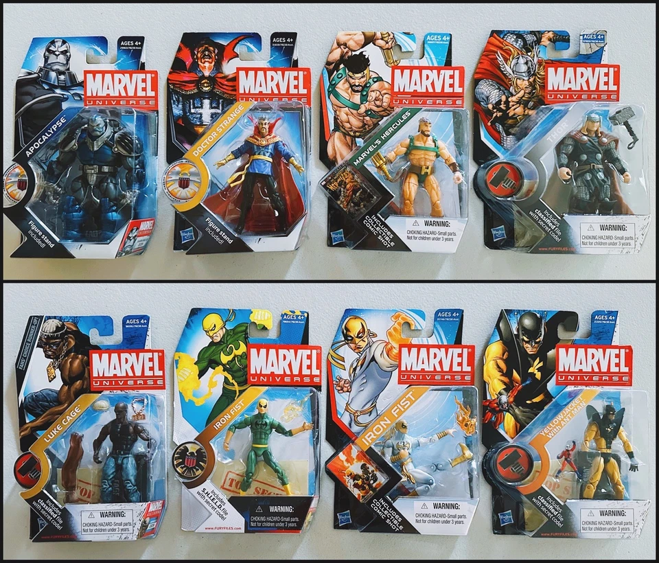 MARVEL UNIVERSE - FIGURAS DE ACCIÓN 3.75" (LOTE DE 8) - HASBRO - PRECINTADAS (2008-2011)  Foto 1 de 1