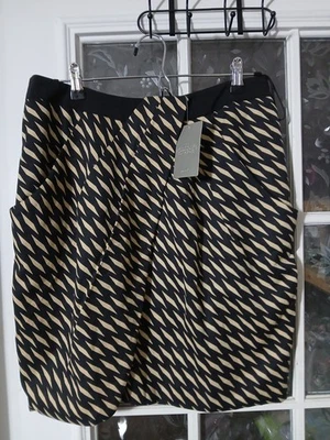 Falda FEI Anthropologie Mujer Cruzada Cintura Bolsillo Mezcla Seda 12 Nueva Con Etiquetas Negocios  Foto 1 de 4